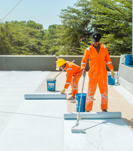 Roof coatings, Water proofing